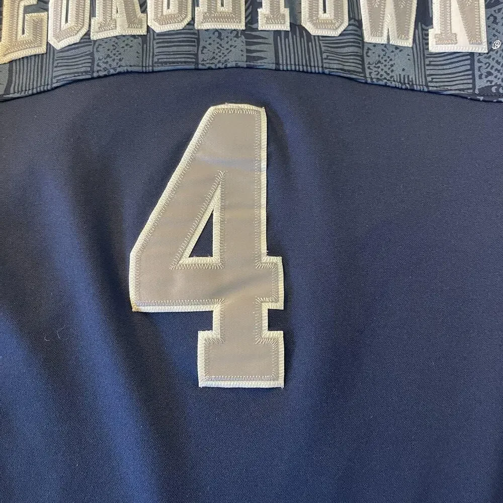 Georgetown Hoyas Jersey Mens Small NCAA Basketball Jordan Dri-Fit Stitched